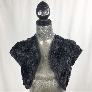 White House Black Market Bolero Black Jacket